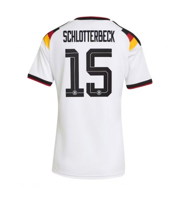 Tyskland Nico Schlotterbeck #15 Replika Hemmatröja Damer VM 2026 Kortärmad